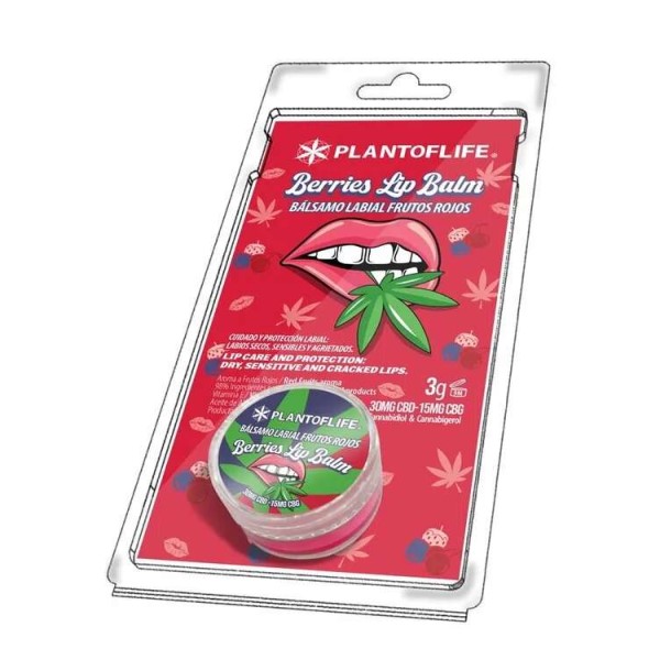 Bálsamo CBD Plant of Life Frutos del Bosque — CBD 1% + CBG 0,5% — 3 gr