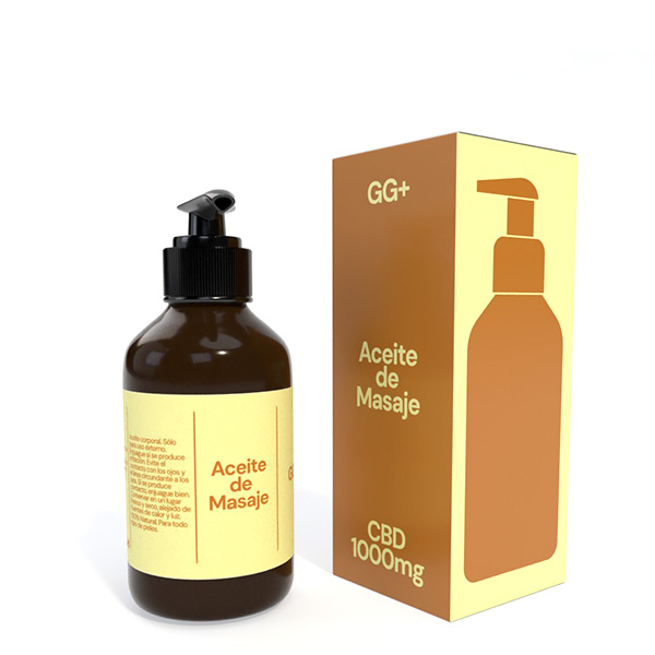 Aceite de Masaje CBD GG+ — 250 ml