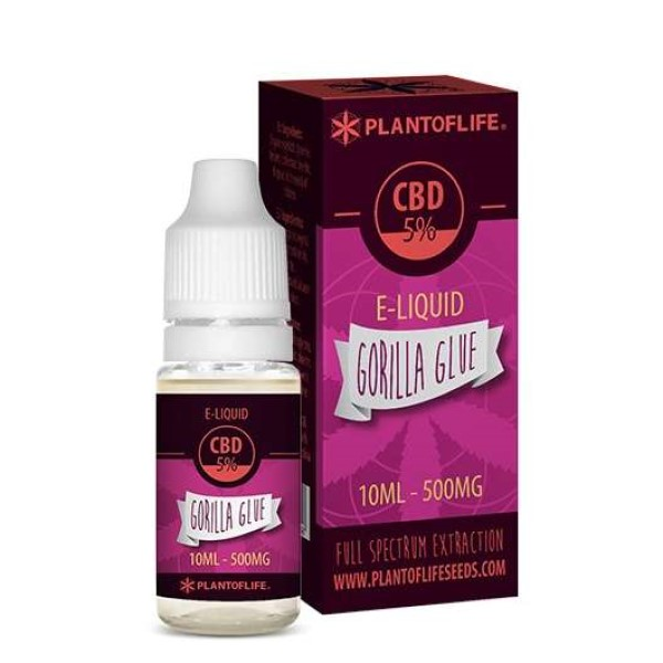 E-Liquid CBD Plant of Life Gorilla Glue 5% — 10 ml