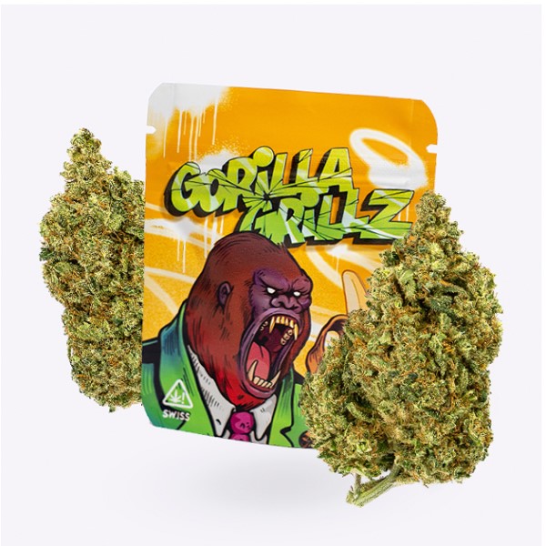 Flor CBD Gorilla Grillz Indoor Gorilla Glue — 1 gr — cáñamo CBD