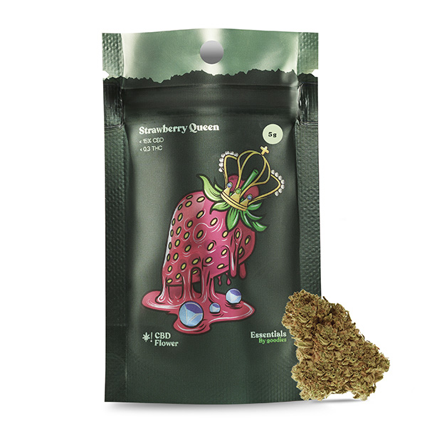Flor CBD Goodies Strawberry Queen — 5 gr — cáñamo CBD