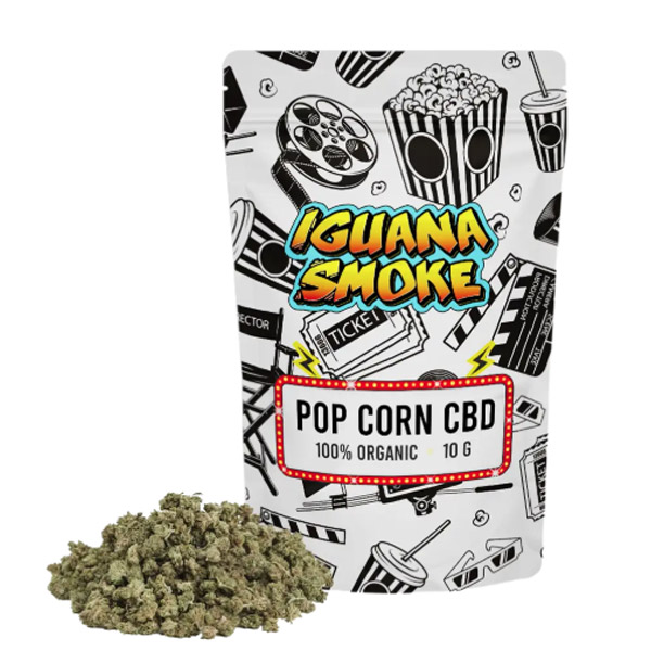 Small Buds CBD Iguana Smoke Pop Corn — 10 gr
