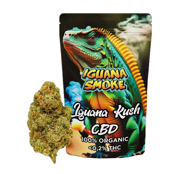 Flor CBD Iguana Smoke Iguana Kush — 3 gr