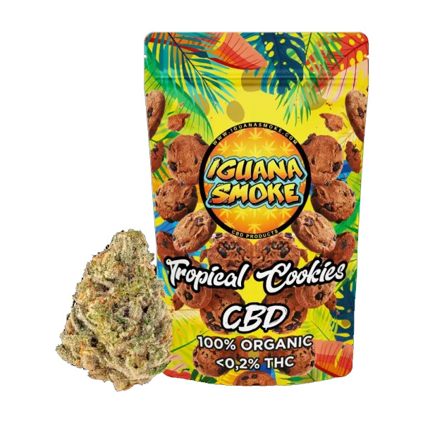 Flor CBD Iguana Smoke Tropical Cookies — 3 gr