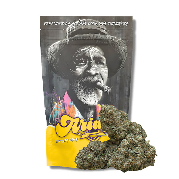 Flor CBD Arima Bubba Kush — 3 gr — cáñamo CBD