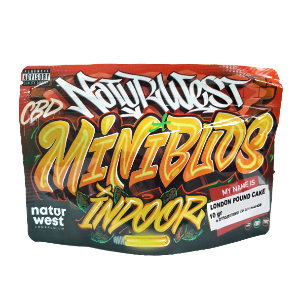 Mini Buds CBD Naturwest Indoor London Pound Cake — 10 gr