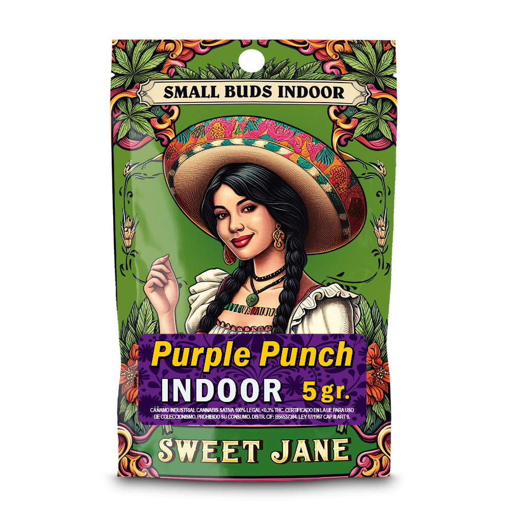 Sweet Jane Indoor Small Buds Purple Punch — cáñamo CBD