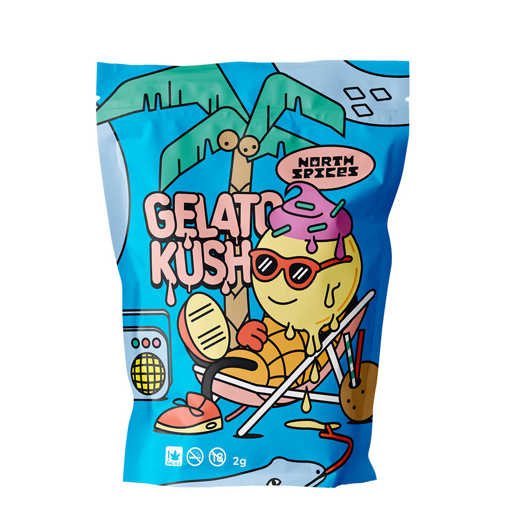 Hash CBD North Spices Gelato Kush Dry