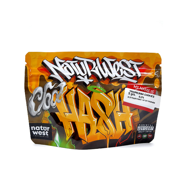 Hachís CBD Naturwest Tropicanna Cookies — 5 gr