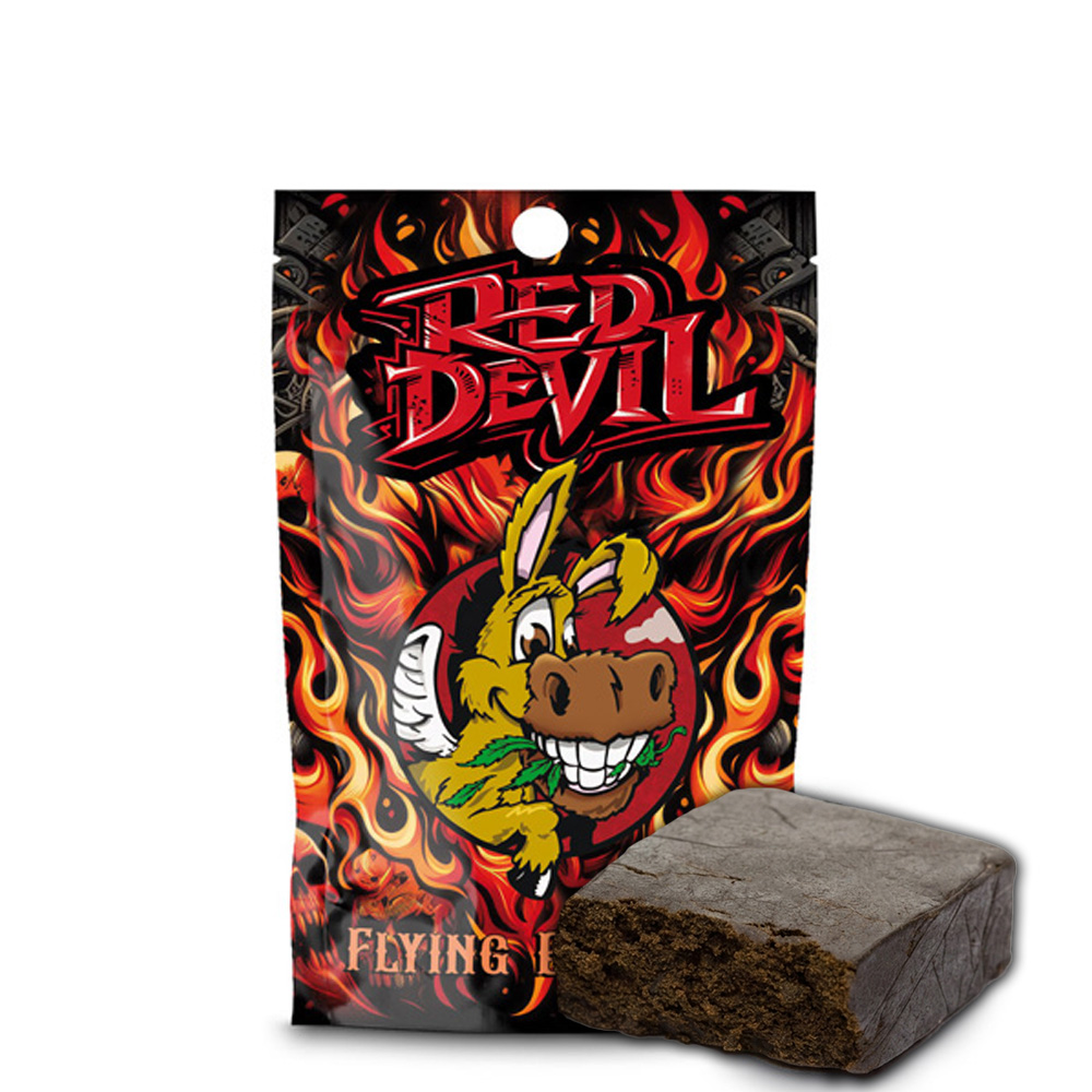 Hachís CBD Flying Burrito Red Devil — 2 gr — cáñamo CBD
