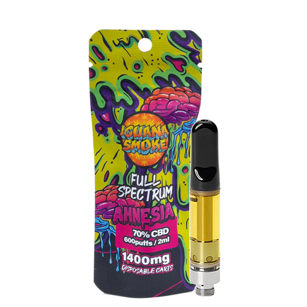 Cartridge CBD Iguana Smoke Full Spectrum Amnesia 70% — 2 ml